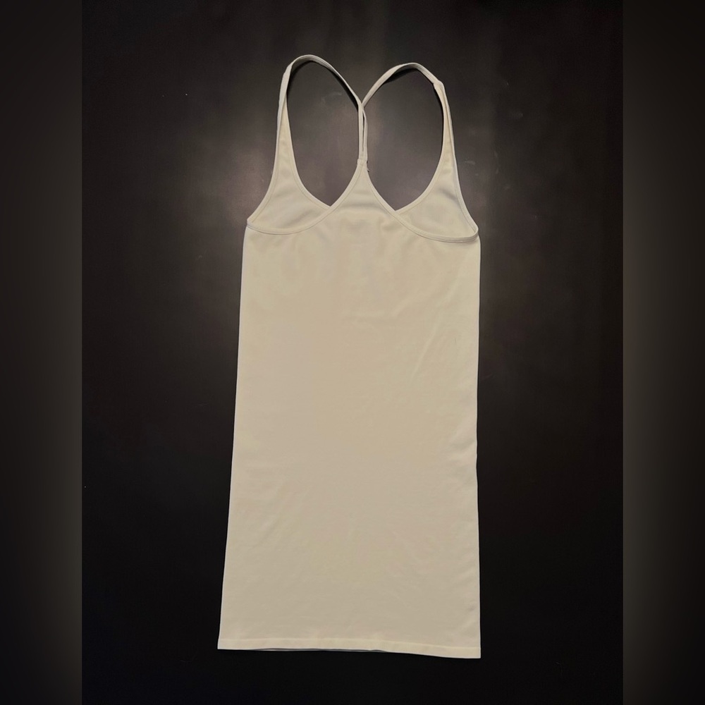 Free People Ivory Racerback Chemise